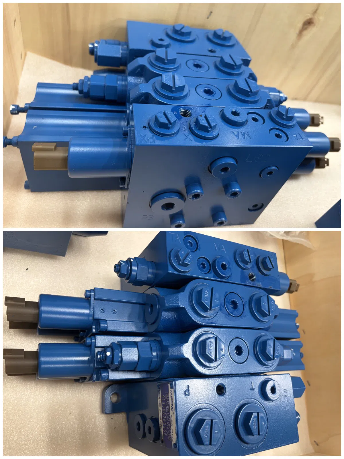 válvula de control de excavadora